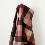 Doubled Sided Pink Check 100% Wool 150 cm w $55 pm