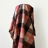 Doubled Sided Pink Check 100% Wool 150 cm w $55 pm