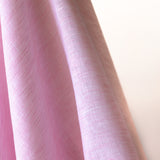 Deadstock: Pink & White Fine Pin Striped 100%  Linen 140 gsm $25 pm