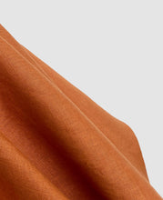 Load image into Gallery viewer, Fox: Oeko Tex Certified 100% Linen Dried Apricot 190 - 200 gsm $36 pm
