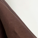 Fox: Oeko Tex Certified 100% Linen Chocolate 200 gsm $38 pm