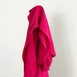 Hot Pink Vintage Finish 100% Linen 165gsm $49pm