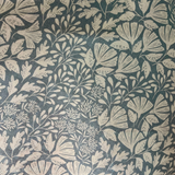 Summer Love: 100% Linen Wedgewood Leaves 140 gsm $40 pm