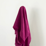 Grace: Magenta Prewashed 100% Linen 160 gsm $38 pm