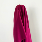 Magenta Wool Viscose Twill 255 gsm $38 pm