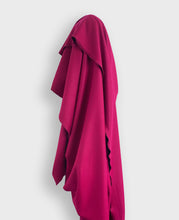 Load image into Gallery viewer, Magenta Wool Viscose Melton 390 gsm $36 pm
