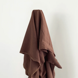 Mocha Vintage Finish, Piece Washed 100% Linen 180 gsm $49 pm