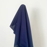 Navy Cotton Voile 70 gsm $16 pm