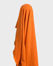 Load image into Gallery viewer, Orange 100% Cotton Semi-brushed Sweatshirting OEKO Tex &amp; GOTS Certified $28 pm
