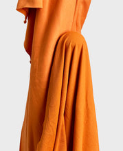 Load image into Gallery viewer, Orange 95% Cotton 5% Spandex Rib OEKO Tex &amp; GOTS Certified $28 pm
