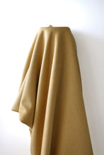 Load image into Gallery viewer, Doubled Sided Pale Mustard Houndstooth 100% Wool 150 cm w $55 pm
