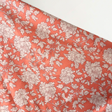 Apricot & White Botanical Print 100% Cotton 145 cm 115 gsm $29 pm