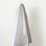 100% Cotton Pretty White Burnout Flowers 140 cm w, 100 gsm $25 pm
