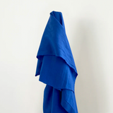 Grace: Royal Blue Prewashed 100% Linen 160 gsm $38 pm