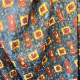 Deadstock: 100% cotton Blue, avocado and Plum  $12pm