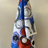 Deadstock: 100% lightweight cotton, Abstract circles $12 pm