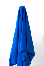 Load image into Gallery viewer, Lamera: 100 % Cotton Cobalt Blue Air Washed Finish 110 gsm $25 pm
