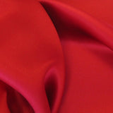 Sandwashed Deep Red 100% Silk Satin $75 pm
