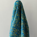 Summer Love: 100% Cotton Turquoise Leaf Print $29 pm