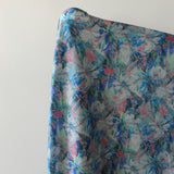 Summer Love: 100% Cotton Impressionist Blue Floral Print $29 pm