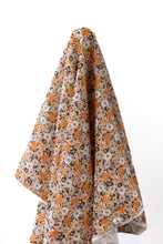 Load image into Gallery viewer, Autumn Vibes 100% Linen Retro Flowers 140 cm wide $38 pm
