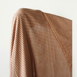 Summer Love: Tortilla Double Gauze Double Sided Cotton Stripe 140 cm w, 132 gsm $20 pm