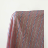 Summer Love: Yarn Dyed Pink Stripe Voile 100% Cotton 147 cm w $18 pm