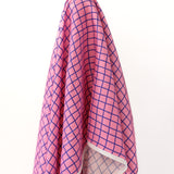 Autumn Vibes 100% Tencel Pink Check 140 cm wide $28 pm