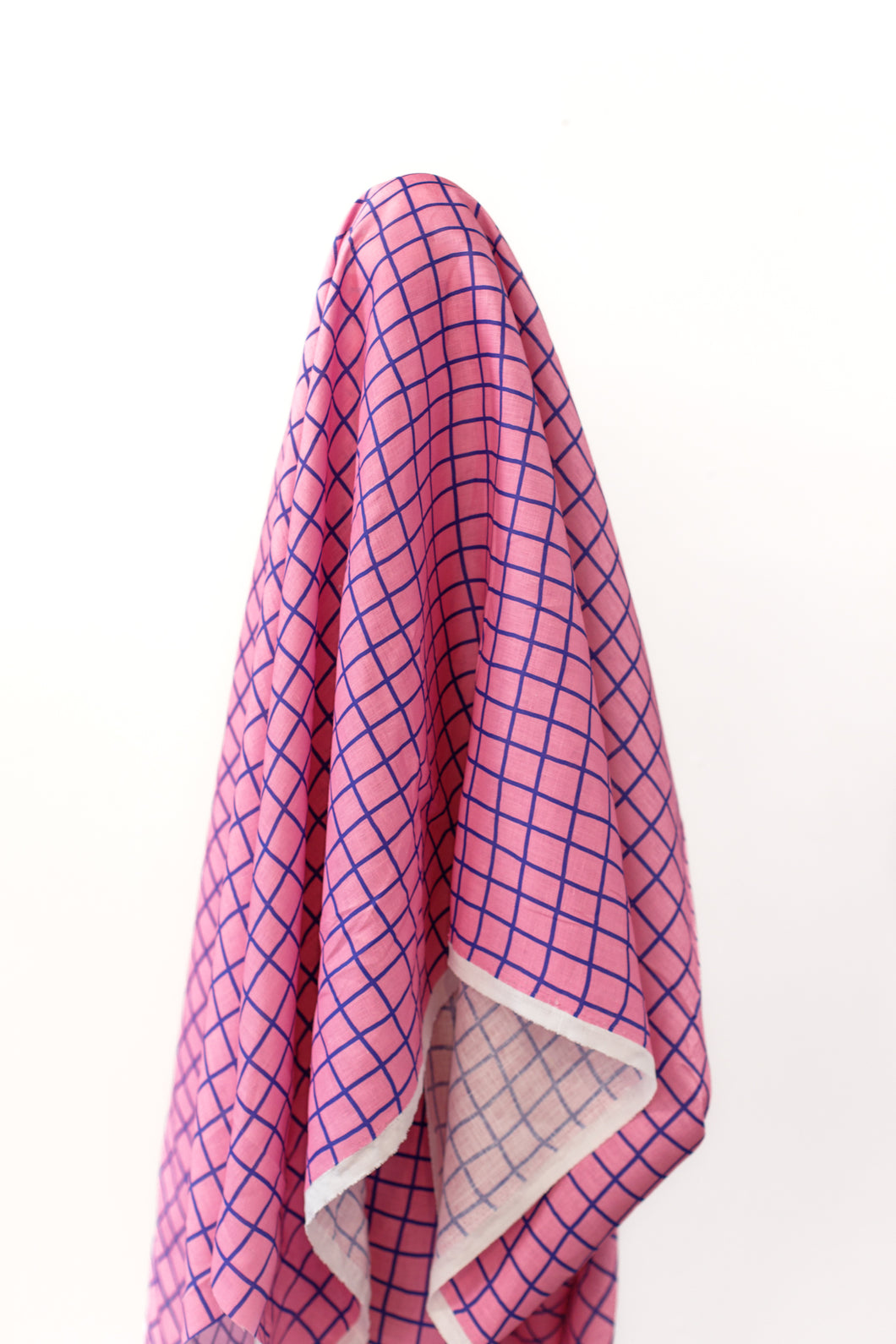 Autumn Vibes 100% Tencel Pink Check 140 cm wide $28 pm