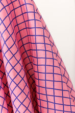 Load image into Gallery viewer, Autumn Vibes 100% Tencel Pink Check 140 cm wide $28 pm
