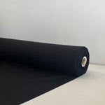 Black Suiting Wool, Cashmere, Spandex fabric