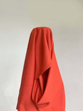 Load image into Gallery viewer, Burnt Orange Wool Viscose Twill fabric
