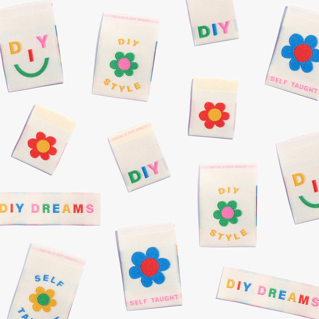 DIY DAISY LABELS 8 PACK