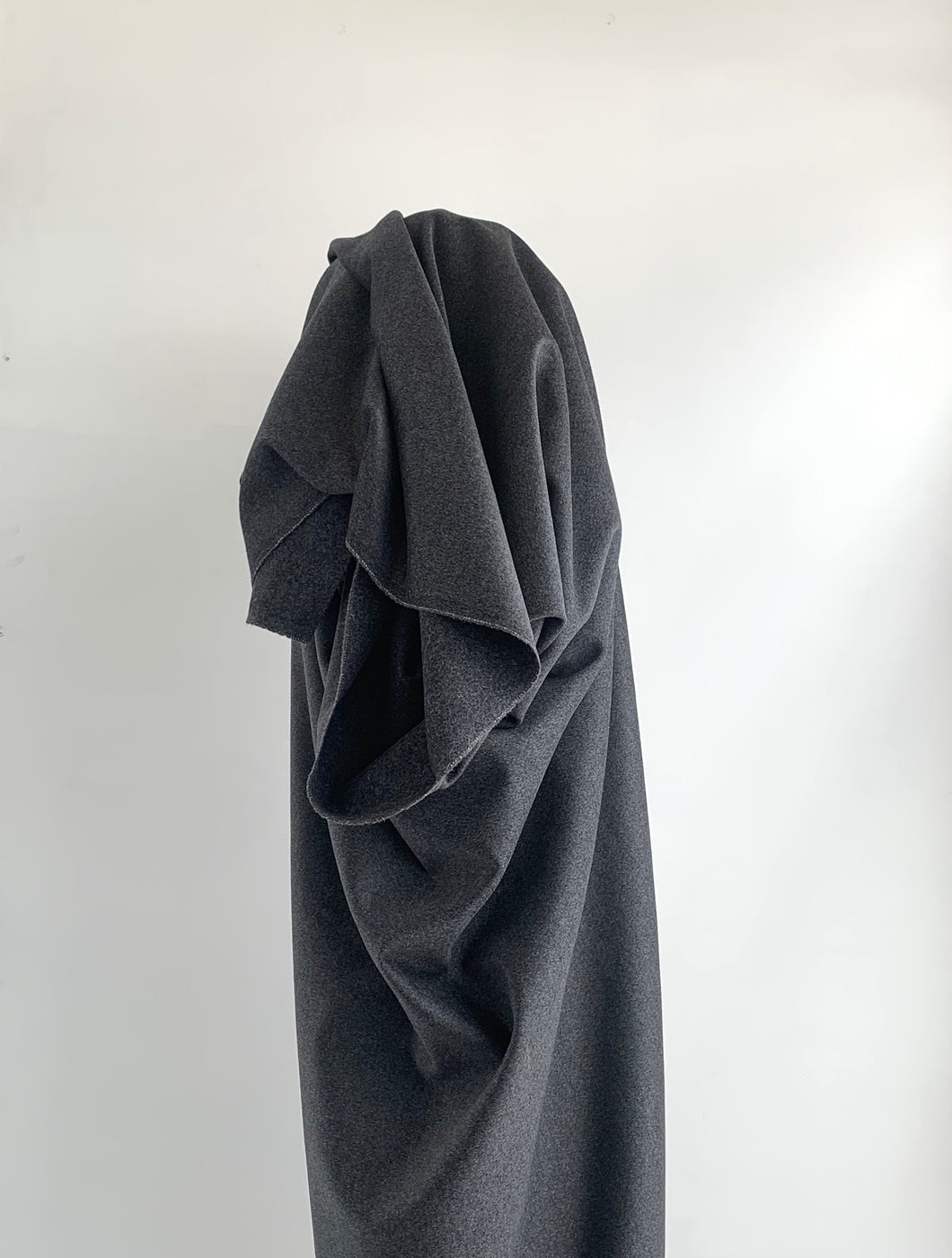 Charcoal Wool, Cashmere Blend fabric