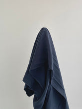 Load image into Gallery viewer, Dark Navy Vintage Finish, Piece Washed 100% Linen fabric
