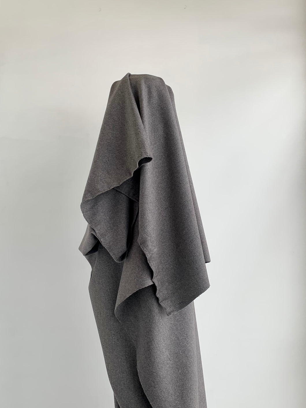 Grey Wool, Cashmere Blend fabric