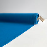 Electric Blue Wool Viscose  fabric