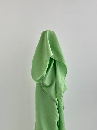 Pear Green 100% Prewashed Linen fabric
