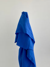 Load image into Gallery viewer, Royal Blue Prewashed100% Linen fabric
