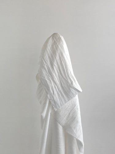 White Prewashed100% Linen fabric