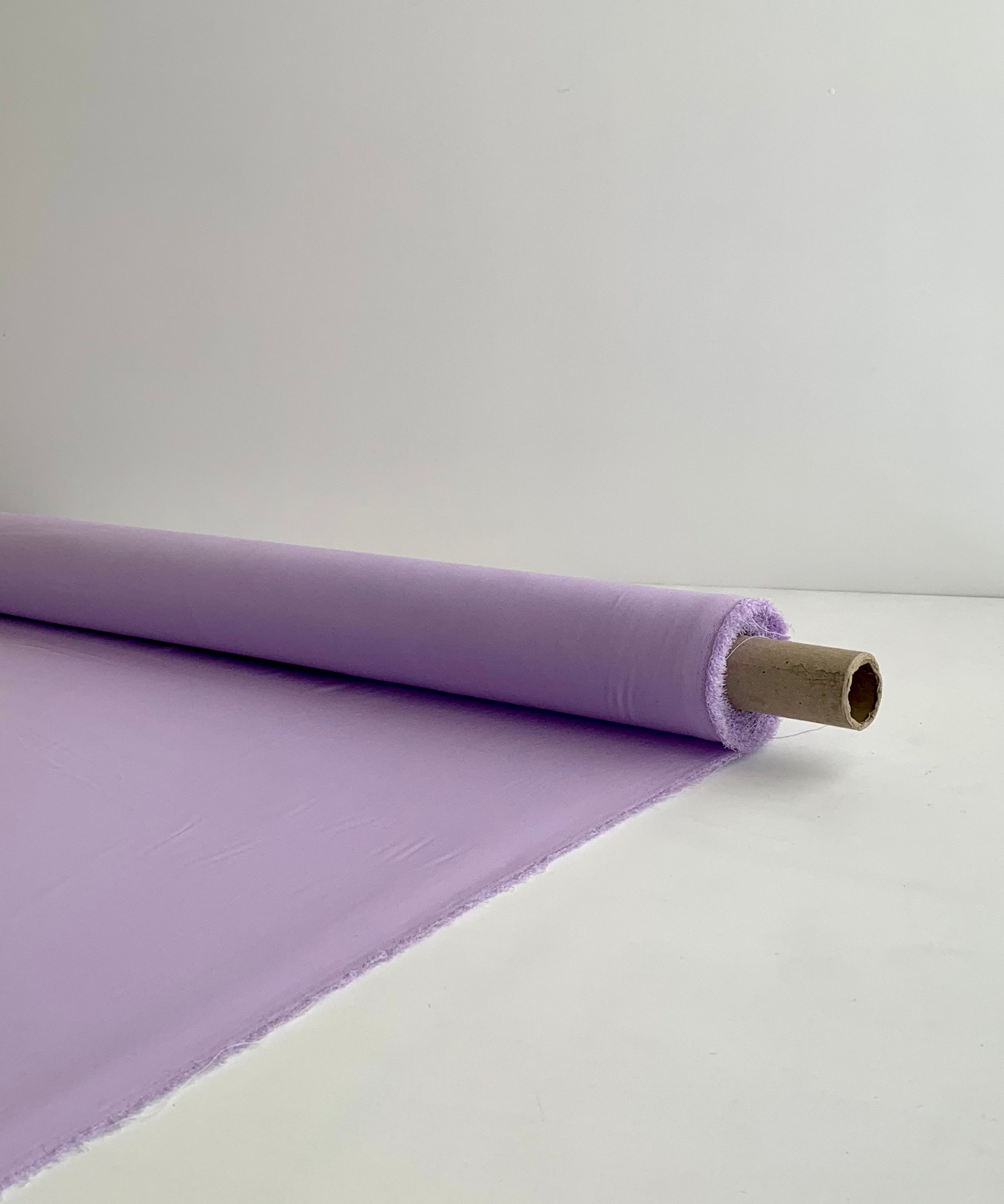 Lilac 100% Silk Crepe de Chine fabric