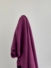 Load image into Gallery viewer, Magenta Vintage Finish, Piece Washed 100% Linen fabric
