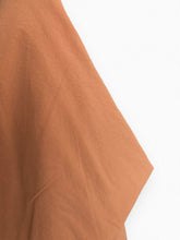 Load image into Gallery viewer, Dried Apricot 100% Cotton &#39;Washer&#39; Finish Cotton 86gsm $20pm
