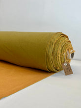 Load image into Gallery viewer, Moss/Gold Double Face Wool Blend fabric
