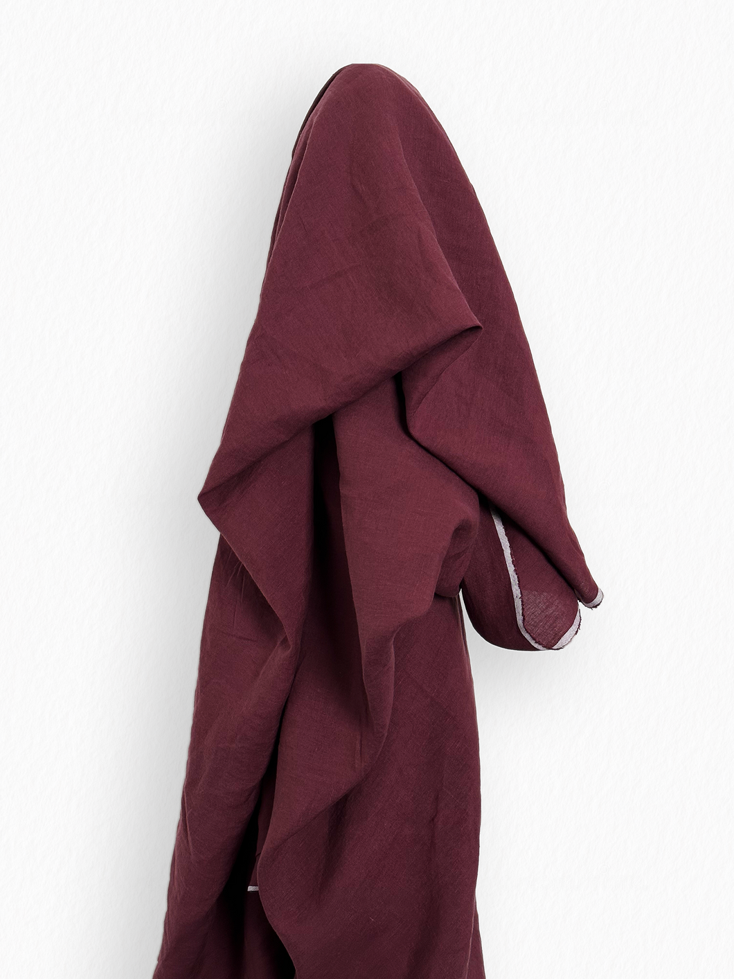 Wine Vintage Finish, Piece Washed 100% Linen 180 gsm $49 pm