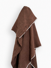 Load image into Gallery viewer, Chocolate Vintage Finish Piece Washed 100% Linen 180gsm $49pm
