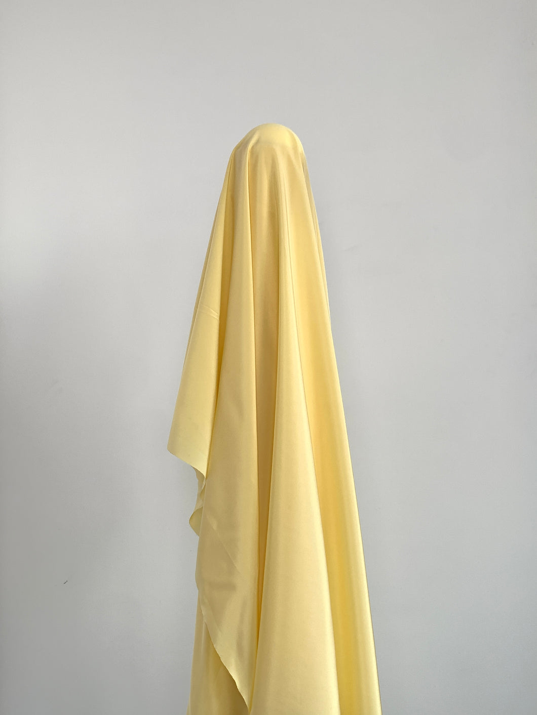 Lemon meringue yellow silk crepe de chine fabric